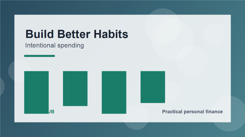 Saving money and building financial stability